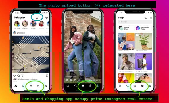 Instagram’s redesign goes hard AF on short-form video and shopping